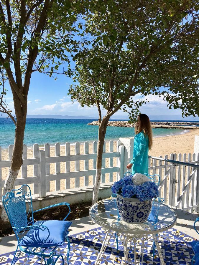 Byblos Mare-The Exclusive Beach Front Villa Skala Sotiros Exteriér fotografie