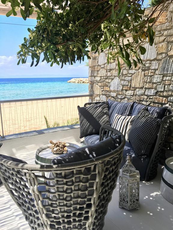 Byblos Mare-The Exclusive Beach Front Villa Skala Sotiros Exteriér fotografie